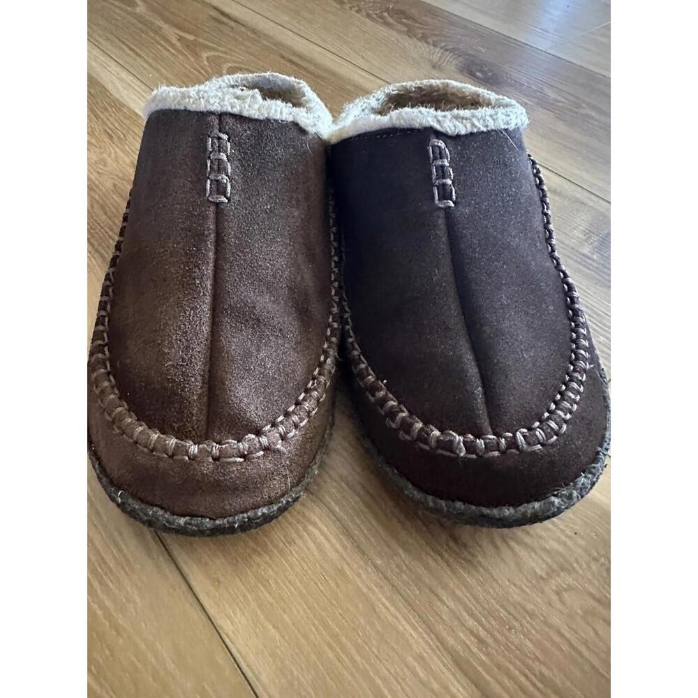 Sorrel falcon Ridge slipper shoe slide brown men’s size 10